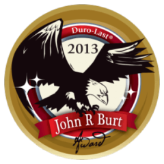 John R Burt Award from Duro-Last 2013