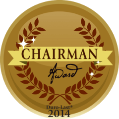 Chariman Award from Duro-Last 2014